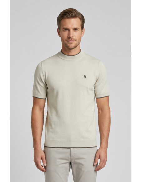 Refrigue maglia in filo di cotone con contrasti R4064M261 [abf419e8]