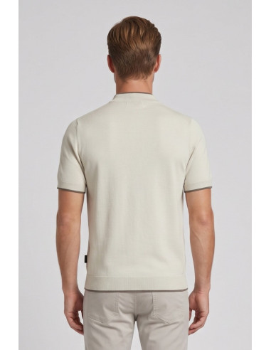 Refrigue maglia in filo di cotone con contrasti R4064M261 [72d25ae5]