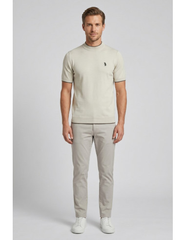 Refrigue maglia in filo di cotone con contrasti R4064M261 [c5cf9be1]