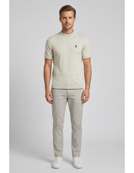 Refrigue maglia in filo di cotone con contrasti R4064M261 [c5cf9be1]