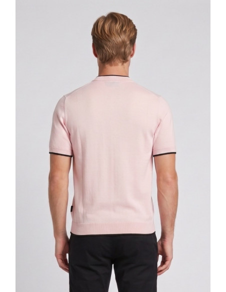 Refrigue maglia in filo di cotone con contrasti R4064M261 [4782725c]