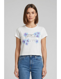 Blash t-shirt in cotone con stampa BS1710023 [d0d1da51]