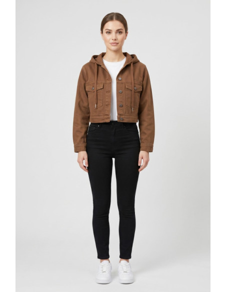 PDK giubbino in denim di cotone stretch 2225PGJ9554 [48c67610]