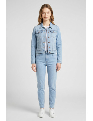 PDK giubbino in denim di cotone stretch 2225PGJ9556 [b79dee26]