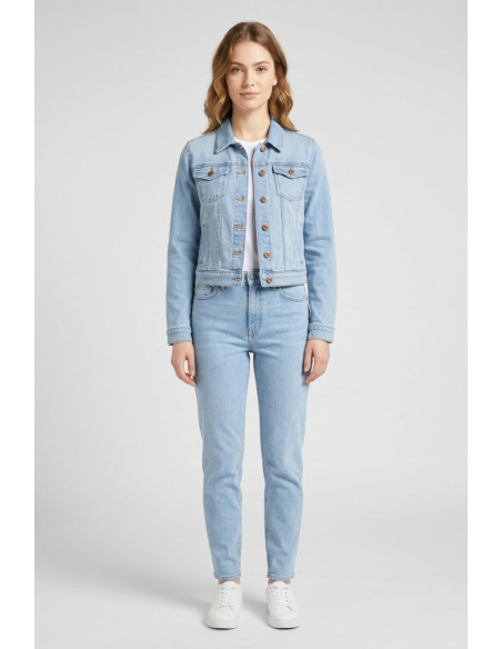 PDK giubbino in denim di cotone stretch 2225PGJ9556 [b79dee26]