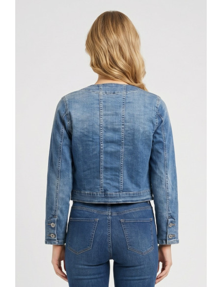 PDK giubbino in denim di cotone stretch 2225PGJ9566 [788d0739]