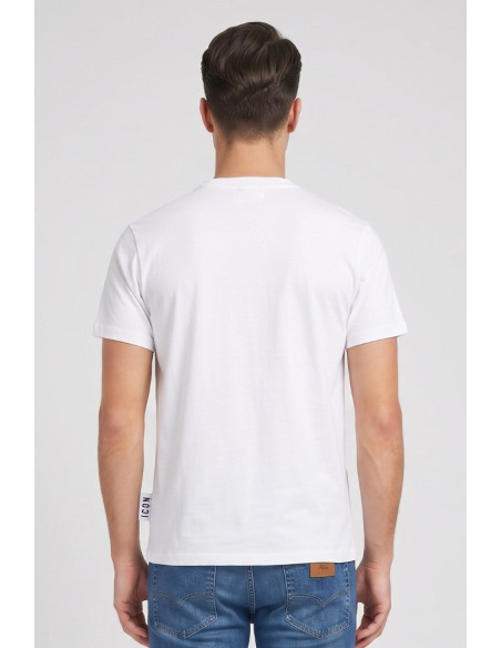 Icon t-shirt in cotone con ricamo logo IUPRET001 [6cdd16eb]