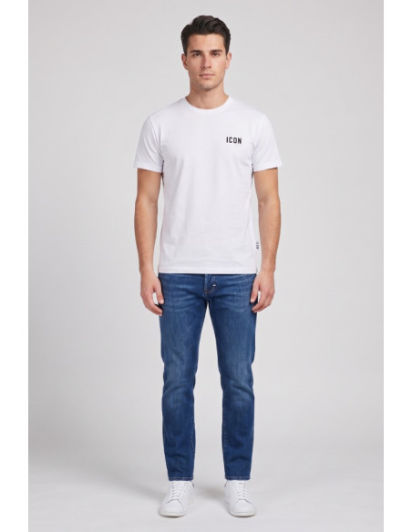 Icon t-shirt in cotone con ricamo logo IUPRET001 [dbc0d7ef]