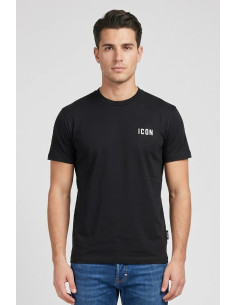 Icon t-shirt in cotone con ricamo logo IUPRET001 [9ef9ed6a]