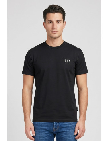Icon t-shirt in cotone con ricamo logo IUPRET001 [9ef9ed6a]