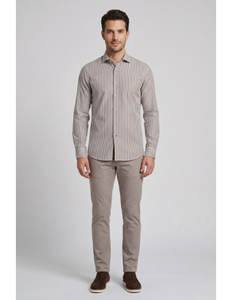 Vipa Camiceria camicia rigata in cotone Tarra [1a94d742]