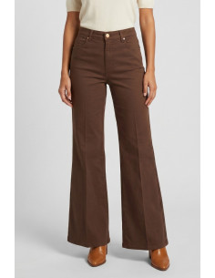 Fly Girl pantalone flare in cotone stretch 31329/02 [359cb025]