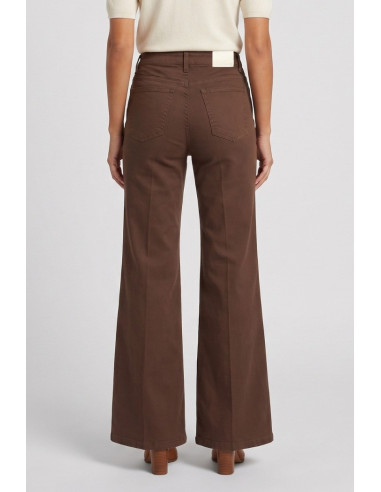 Fly Girl pantalone flare in cotone stretch 31329/02 [ecbaf328]