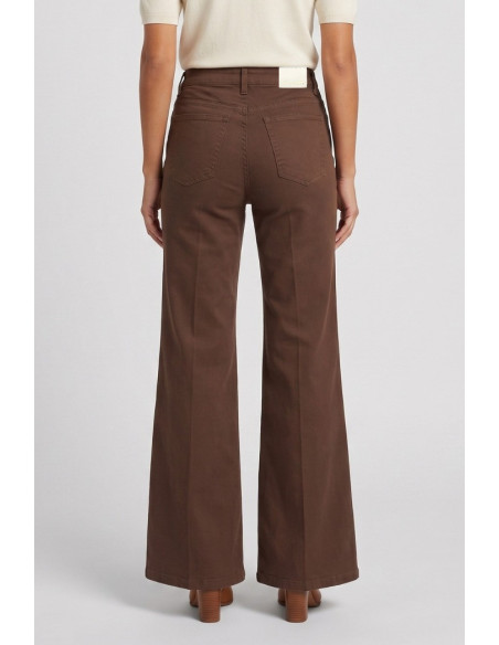 Fly Girl pantalone flare in cotone stretch 31329/02 [ecbaf328]