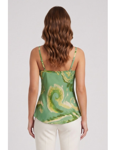Fly Girl top in viscosa a fantasia 2984/03 [e674bc8a]