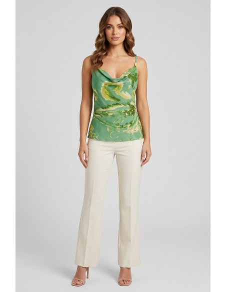 Fly Girl top in viscosa a fantasia 2984/03 [51697d8e]