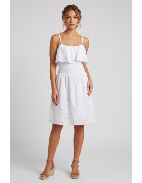 Fly Girl abito in cotone con ricami 91489/01 [064a38f9]