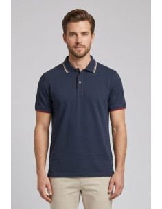 Guy polo in piquet di cotone Cabrio128-ptx m49905 [21f23d09]