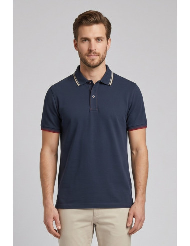 Guy polo in piquet di cotone Cabrio128-ptx m49905 [21f23d09]