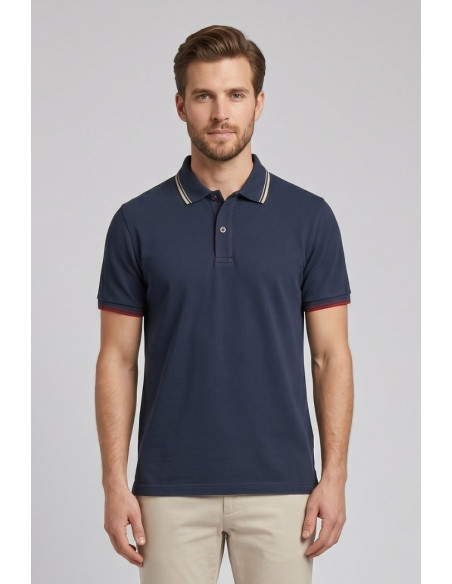 Guy polo in piquet di cotone Cabrio128-ptx m49905 [21f23d09]