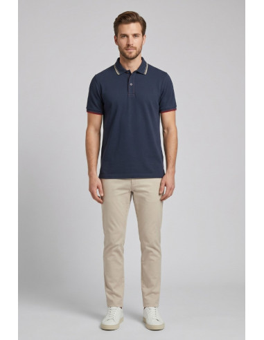 Guy polo in piquet di cotone Cabrio128-ptx m49905 [4fc9bf00]