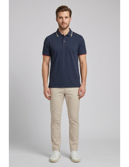 Guy polo in piquet di cotone Cabrio128-ptx m49905 [4fc9bf00]