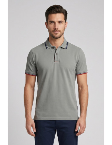 Guy polo in piquet di cotone Cabrio128-ptx m49905 [c96339be]