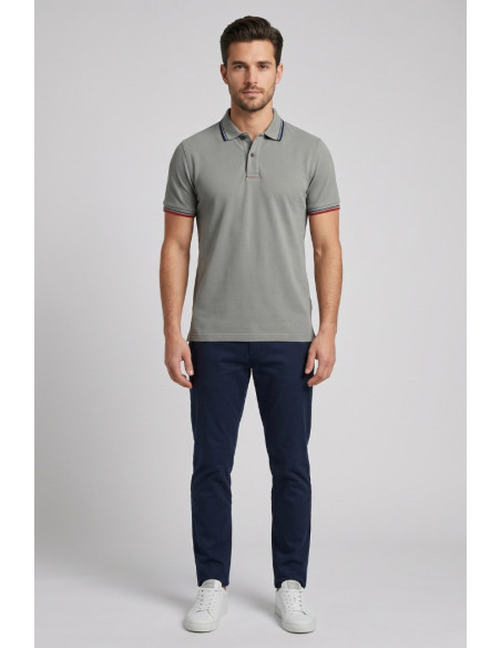 Guy polo in piquet di cotone Cabrio128-ptx m49905 [a758bbb7]