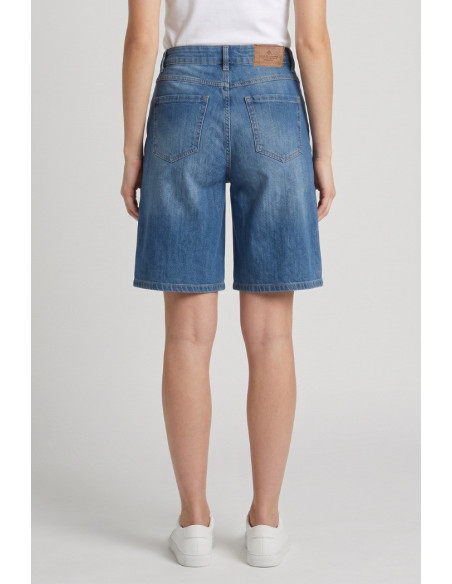 Markup bermuda in denim di cotone MW1650019 [24e1f6a6]