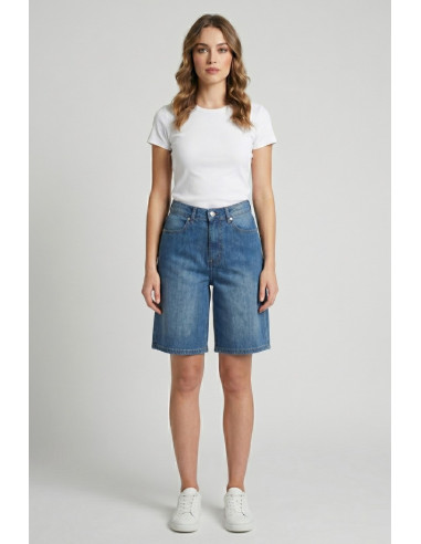 Markup bermuda in denim di cotone MW1650019 [93fc37a2]