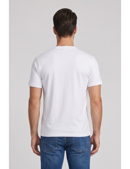 Urban Ring t-shirt in jersey di cotone con bottoni sul collo UR1110042 [82b8c37b]