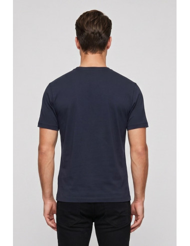 Urban Ring t-shirt in jersey di cotone con bottoni sul collo UR1110042 [19a6797d]