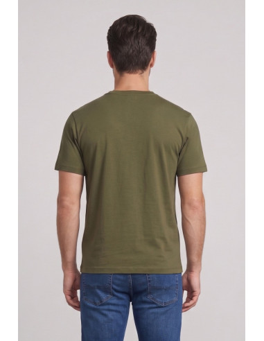 Urban Ring t-shirt in jersey di cotone con bottoni sul collo UR1110042 [e3deab9e]