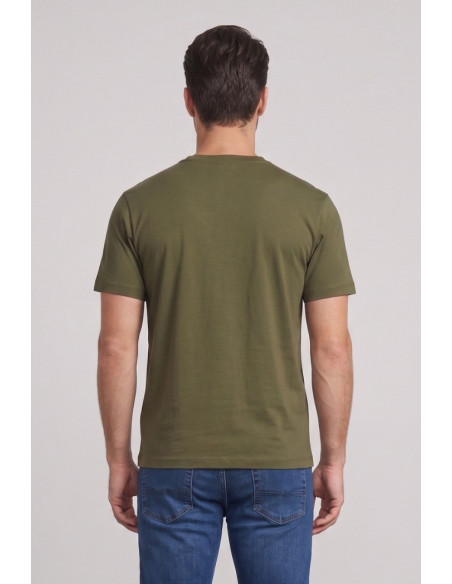 Urban Ring t-shirt in jersey di cotone con bottoni sul collo UR1110042 [e3deab9e]