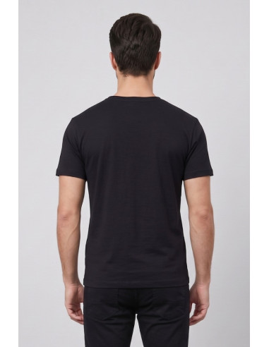 Urban Ring t-shirt in jersey di cotone con bottoni sul collo UR1110042 [a9ba7bf7]