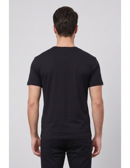 Urban Ring t-shirt in jersey di cotone con bottoni sul collo UR1110042 [a9ba7bf7]