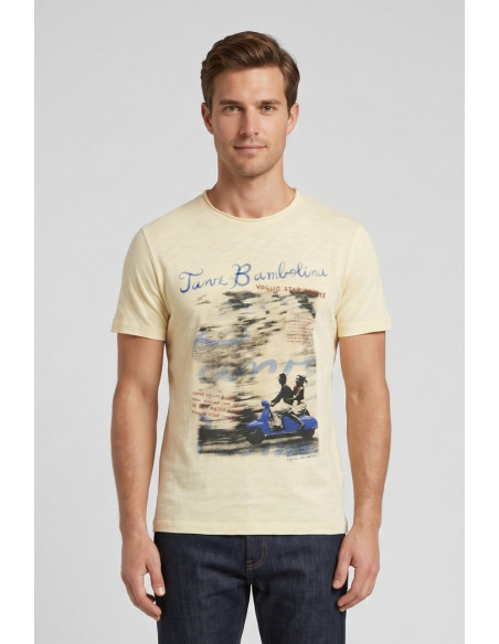 Guy t-shirt in jersey di cotone Cabrio114-sb M49885 [7ca06a18]