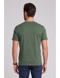 Guy t-shirt in jersey di cotone con taschino Cabrio118-sb M49889 [7319cf64] 2