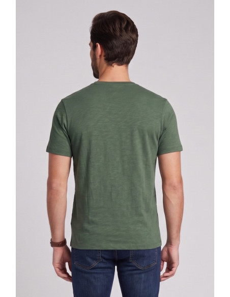 Guy t-shirt in jersey di cotone con taschino Cabrio118-sb M49889 [aa3f8c69]