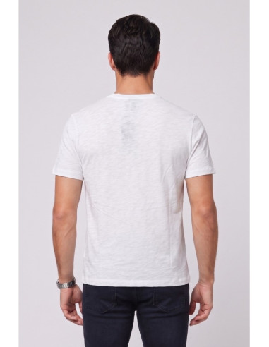 Guy t-shirt in cotone traforato Cabrio127-yuta jef M49893 [e74ae183]