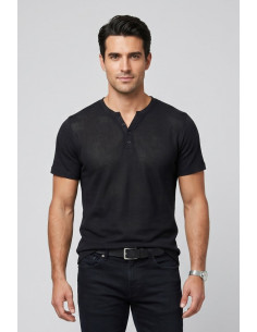 Guy t-shirt in cotone traforato Cabrio127-yuta jef M49893 [156e1a02]