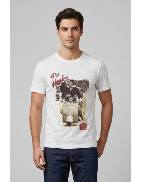 Guy t-shirt in jersey di cotone Cabrio115-sb M49886 [ee28120d]