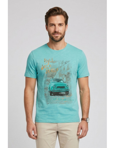 Guy t-shirt in jersey di cotone Cabrio117-sb M49888 [13b56c28]