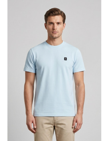Refrigue t-shirt in piquet di cotone stretch R4514M261 [82b2f08a]