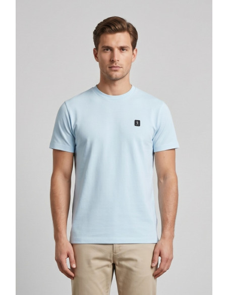 Refrigue t-shirt in piquet di cotone stretch R4514M261 [82b2f08a]