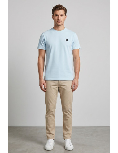 Refrigue t-shirt in piquet di cotone stretch R4514M261 [ec897283]