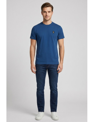 Refrigue t-shirt in piquet di cotone stretch R4514M261 [5b9cd05a]