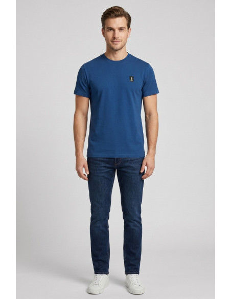 Refrigue t-shirt in piquet di cotone stretch R4514M261 [5b9cd05a]