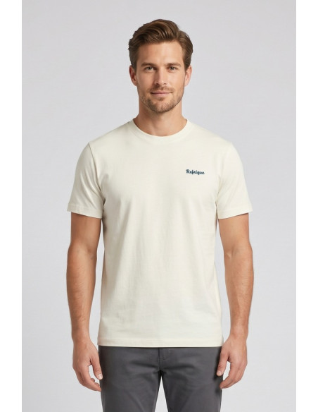 Refrigue t-shirt in jersey con logo ricamato R4533M261 [6fd3ae6a]