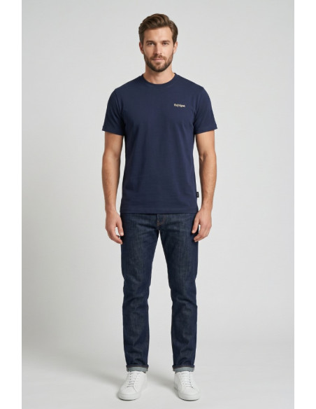 Refrigue t-shirt in jersey con logo ricamato R4533M261 [9af69665]